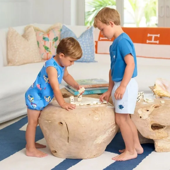 Beaufort Bonnet TBBC Boy/Girl Patton Play Bubble Here Fishy Fishy HTF! RARE! 3T - Picture 4 of 10